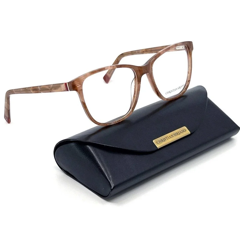NEW!!! CHRISTIAN SIRIANO Eye Frames AMBER PNKMB